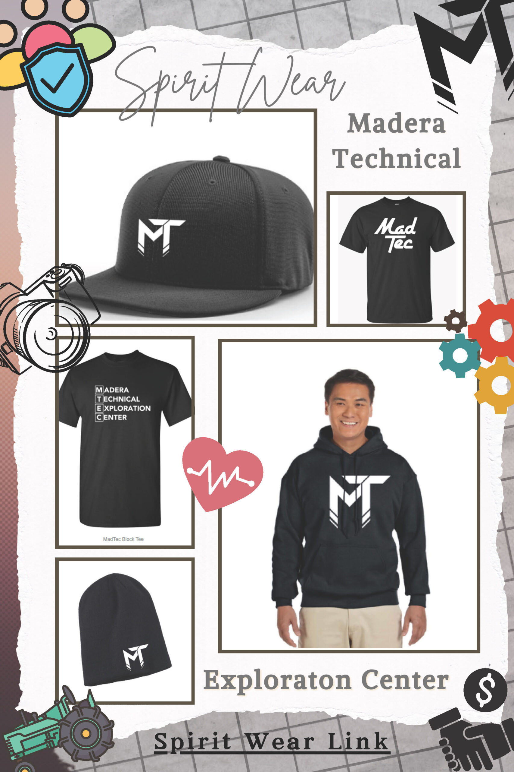 Madera TEC Spirit Wear merchandise store